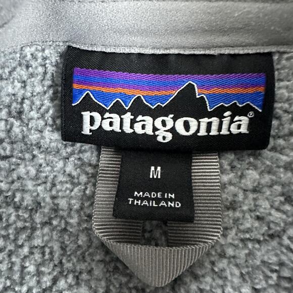 Patagonia Sweater Womens Medium Gray Better Sweater Quarter Zip Pullover Outdoor - Picture 4 of 12